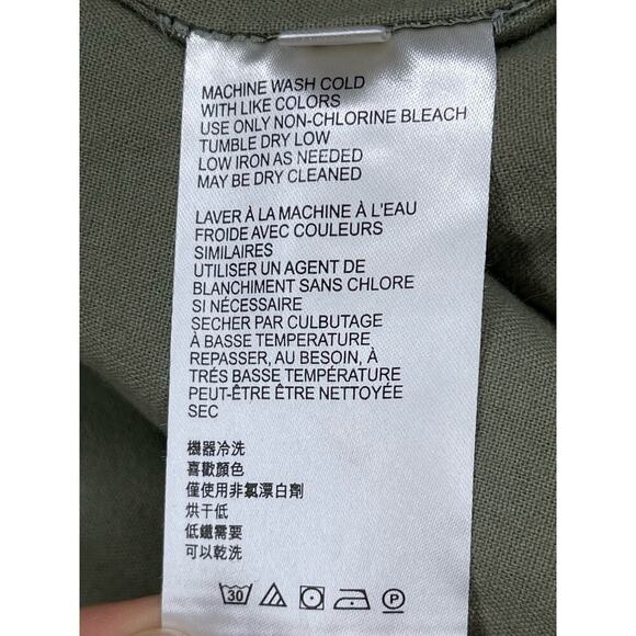 Anthropologie Quilted Bomber Jacket  size XS olive green worn on TV - Picture 10 of 11